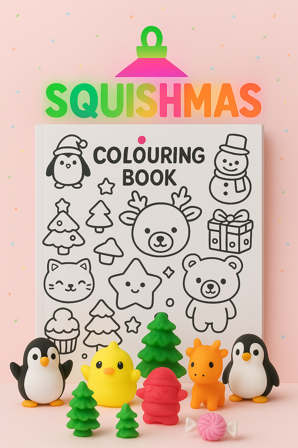 Squishmas Colouring Book